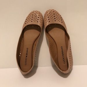 Lucky Brand Nude Flats